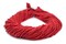 The Bead Chest 2mm Glass Seed Beads - Full Strand of Afghani Tribal Beads (Red) - Bunch of 10 Strands